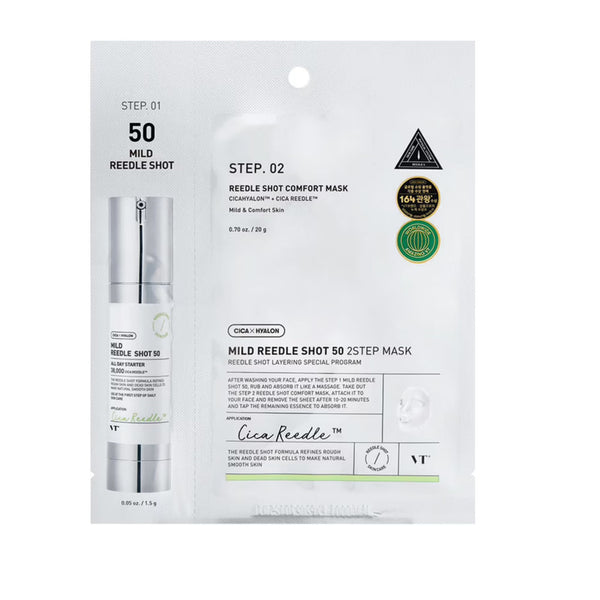 Vt Cosmetics Milde Reedle Shot 50 2-Schritt-Maske