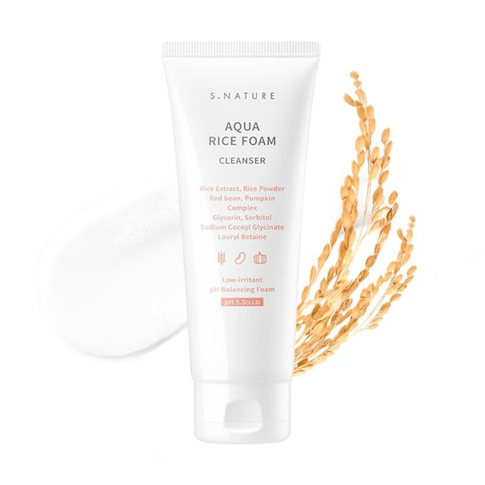 S. Nature Aqua Rice Foam Cleanser