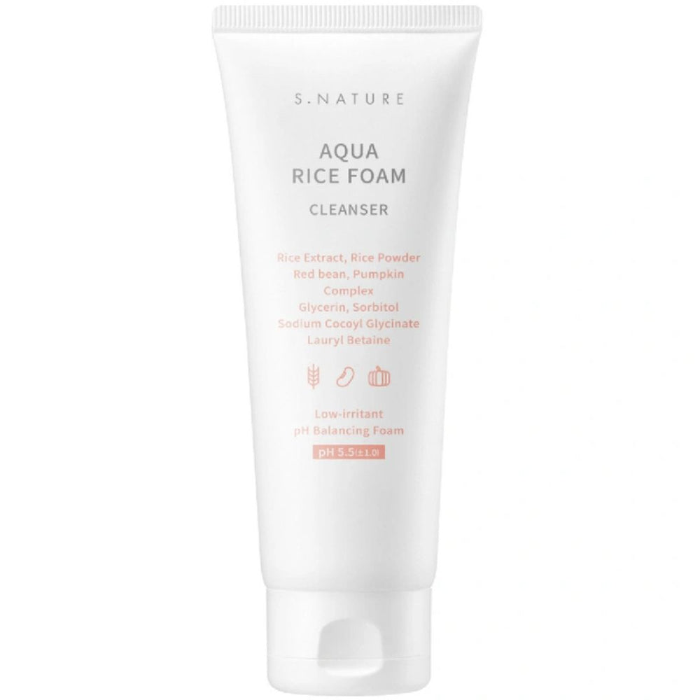 S. Nature Aqua Rice Foam Cleanser